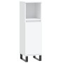Armario de baño madera de ingeniería blanco 30x30x100 cm de vidaXL, Tocadores de baño - Ref: Foro24-831564, Precio: 62,51 €, ...