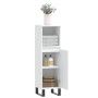 Armario de baño madera de ingeniería blanco 30x30x100 cm de vidaXL, Tocadores de baño - Ref: Foro24-831564, Precio: 62,51 €, ...