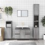 Mueble de baño madera de ingeniería gris Sonoma 80x33x60 cm de vidaXL, Tocadores de baño - Ref: Foro24-831650, Precio: 76,07 ...