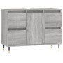 Mueble de baño madera de ingeniería gris Sonoma 80x33x60 cm de vidaXL, Tocadores de baño - Ref: Foro24-831650, Precio: 76,07 ...