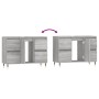 Mueble de baño madera de ingeniería gris Sonoma 80x33x60 cm de vidaXL, Tocadores de baño - Ref: Foro24-831650, Precio: 76,07 ...