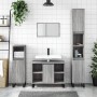 Mueble de baño madera de ingeniería gris Sonoma 80x33x60 cm de vidaXL, Tocadores de baño - Ref: Foro24-831642, Precio: 63,43 ...