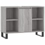 Mueble de baño madera de ingeniería gris Sonoma 80x33x60 cm de vidaXL, Tocadores de baño - Ref: Foro24-831642, Precio: 63,43 ...