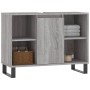 Mueble de baño madera de ingeniería gris Sonoma 80x33x60 cm de vidaXL, Tocadores de baño - Ref: Foro24-831642, Precio: 63,43 ...