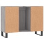 Mueble de baño madera de ingeniería gris Sonoma 80x33x60 cm de vidaXL, Tocadores de baño - Ref: Foro24-831642, Precio: 63,43 ...