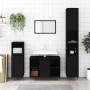 Mueble de baño madera de ingeniería negro 80x33x60 cm de vidaXL, Tocadores de baño - Ref: Foro24-831621, Precio: 55,13 €, Des...