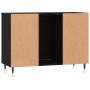 Mueble de baño madera de ingeniería negro 80x33x60 cm de vidaXL, Tocadores de baño - Ref: Foro24-831621, Precio: 55,13 €, Des...