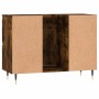 Mueble de baño madera de ingeniería roble ahumado 80x33x60 cm de vidaXL, Tocadores de baño - Ref: Foro24-831649, Precio: 74,0...
