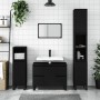 Mueble de baño madera de ingeniería negro 80x33x60 cm de vidaXL, Tocadores de baño - Ref: Foro24-831661, Precio: 78,38 €, Des...