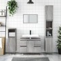 Mueble de baño madera de ingeniería gris Sonoma 80x33x60 cm de vidaXL, Tocadores de baño - Ref: Foro24-831658, Precio: 74,55 ...