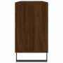 Mueble de baño madera de ingeniería roble marrón 80x33x60 cm de vidaXL, Tocadores de baño - Ref: Foro24-831643, Precio: 62,29...