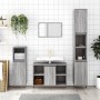 Mueble de baño madera de ingeniería gris Sonoma 80x33x60 cm de vidaXL, Tocadores de baño - Ref: Foro24-831626, Precio: 60,77 ...