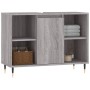 Mueble de baño madera de ingeniería gris Sonoma 80x33x60 cm de vidaXL, Tocadores de baño - Ref: Foro24-831626, Precio: 60,77 ...