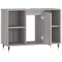 Mueble de baño madera de ingeniería gris Sonoma 80x33x60 cm de vidaXL, Tocadores de baño - Ref: Foro24-831626, Precio: 60,77 ...