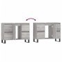 Mueble de baño madera de ingeniería gris Sonoma 80x33x60 cm de vidaXL, Tocadores de baño - Ref: Foro24-831666, Precio: 80,19 ...