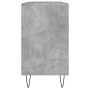 Mueble de baño madera de ingeniería gris hormigón 80x33x60 cm de vidaXL, Tocadores de baño - Ref: Foro24-831632, Precio: 49,2...