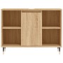 Mueble de baño madera de ingeniería roble Sonoma 80x33x60 cm de vidaXL, Tocadores de baño - Ref: Foro24-831623, Precio: 61,11...