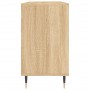 Mueble de baño madera de ingeniería roble Sonoma 80x33x60 cm de vidaXL, Tocadores de baño - Ref: Foro24-831623, Precio: 61,11...