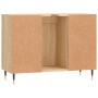 Mueble de baño madera de ingeniería roble Sonoma 80x33x60 cm de vidaXL, Tocadores de baño - Ref: Foro24-831623, Precio: 61,11...
