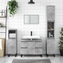 Mueble de baño madera de ingeniería gris hormigón 80x33x60 cm de vidaXL, Tocadores de baño - Ref: Foro24-831664, Precio: 82,0...
