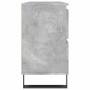 Mueble de baño madera de ingeniería gris hormigón 80x33x60 cm de vidaXL, Tocadores de baño - Ref: Foro24-831664, Precio: 82,0...