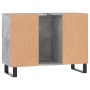 Mueble de baño madera de ingeniería gris hormigón 80x33x60 cm de vidaXL, Tocadores de baño - Ref: Foro24-831664, Precio: 82,0...