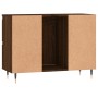 Mueble de baño madera de ingeniería roble marrón 80x33x60 cm de vidaXL, Tocadores de baño - Ref: Foro24-831651, Precio: 75,83...