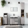 Armario de baño madera contrachapada gris Sonoma 65x33x60 cm de vidaXL, Tocadores de baño - Ref: Foro24-831618, Precio: 81,65...