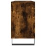 Mueble de baño madera de ingeniería roble ahumado 80x33x60 cm de vidaXL, Tocadores de baño - Ref: Foro24-831641, Precio: 74,9...