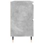 Mueble de baño madera de ingeniería gris hormigón 80x33x60 cm de vidaXL, Tocadores de baño - Ref: Foro24-831648, Precio: 78,3...