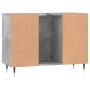 Mueble de baño madera de ingeniería gris hormigón 80x33x60 cm de vidaXL, Tocadores de baño - Ref: Foro24-831648, Precio: 78,3...