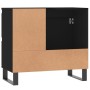 Armario de baño madera contrachapada negro 65x33x60 cm de vidaXL, Tocadores de baño - Ref: Foro24-831613, Precio: 87,31 €, De...