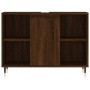 Mueble de baño madera de ingeniería roble marrón 80x33x60 cm de vidaXL, Tocadores de baño - Ref: Foro24-831627, Precio: 60,49...