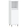 Armario de baño madera de ingeniería blanco 30x30x100 cm de vidaXL, Tocadores de baño - Ref: Foro24-831548, Precio: 44,61 €, ...