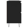 Mueble de baño madera de ingeniería negro 80x33x60 cm de vidaXL, Tocadores de baño - Ref: Foro24-831653, Precio: 77,85 €, Des...