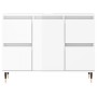 Mueble de baño madera de ingeniería blanco brillo 80x33x60 cm de vidaXL, Tocadores de baño - Ref: Foro24-831646, Precio: 86,9...