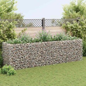 Arriate de gaviones de acero 360x90x100 cm en Macetas y jardineras | Comprar online en Foru.es