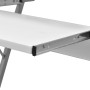 Escritorio compacto de ordenador con bandeja de teclado blanco de vidaXL, Escritorios - Ref: Foro24-20053, Precio: 66,91 €, D...