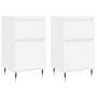 Aparadores 2 uds madera de ingeniería blanco 40x35x70 cm de vidaXL, Aparadores - Ref: Foro24-831133, Precio: 74,09 €, Descuen...