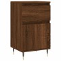 Aparadores 2 uds madera de ingeniería marrón roble 40x35x70 cm de vidaXL, Aparadores - Ref: Foro24-831147, Precio: 62,88 €, D...