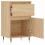 Aparadores 2 uds madera de ingeniería roble Sonoma 40x35x70 cm de vidaXL, Aparadores - Ref: Foro24-831139, Precio: 64,41 €, D...