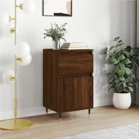 Aparador madera de ingeniería marrón roble 40x35x70 cm de vidaXL, Aparadores - Ref: Foro24-831146, Precio: 49,32 €, Descuento: %