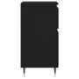 2 black engineered wood sideboards 40x35x70 cm by vidaXL, Sideboards - Ref: Foro24-831135, Price: 89,20 €, Discount: %