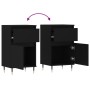 Aparadores 2 uds madera de ingeniería negro 40x35x70 cm de vidaXL, Aparadores - Ref: Foro24-831135, Precio: 90,31 €, Descuent...