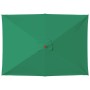 Sombrilla de jardín con palo de madera verde 150x200 cm en Sombrillas | Comprar online en Foru.es