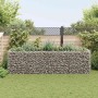 Arriate de gaviones de acero 360x90x100 cm en Macetas y jardineras | Comprar online en Foru.es