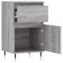 Aparadores 2 uds madera de ingeniería gris Sonoma 40x35x70 cm de vidaXL, Aparadores - Ref: Foro24-831145, Precio: 66,62 €, De...