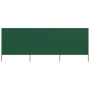 Paravientos de playa de 3 paneles de tela 400x120 cm verde en Sombrillas | Comprar online en Foru.es