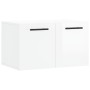 Armario pared madera contrachapada blanco brillo 60x36,5x35 cm de vidaXL, Taquillas y armarios de almacenamiento - Ref: Foro2...