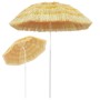 Sombrilla de playa estilo Hawaii natural 180 cm en Sombrillas | Comprar online en Foru.es